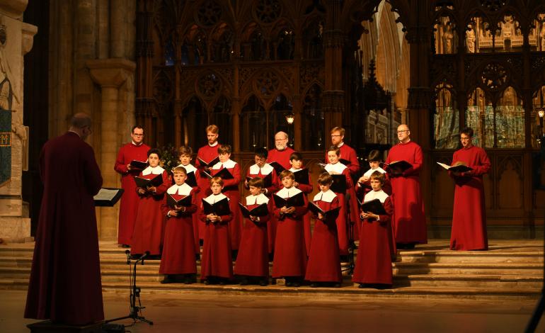 choir singing at the Southern Cathedral's Festival 