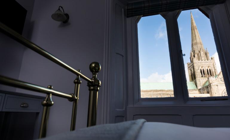 View from a bedroom at 4 Canon Lane
