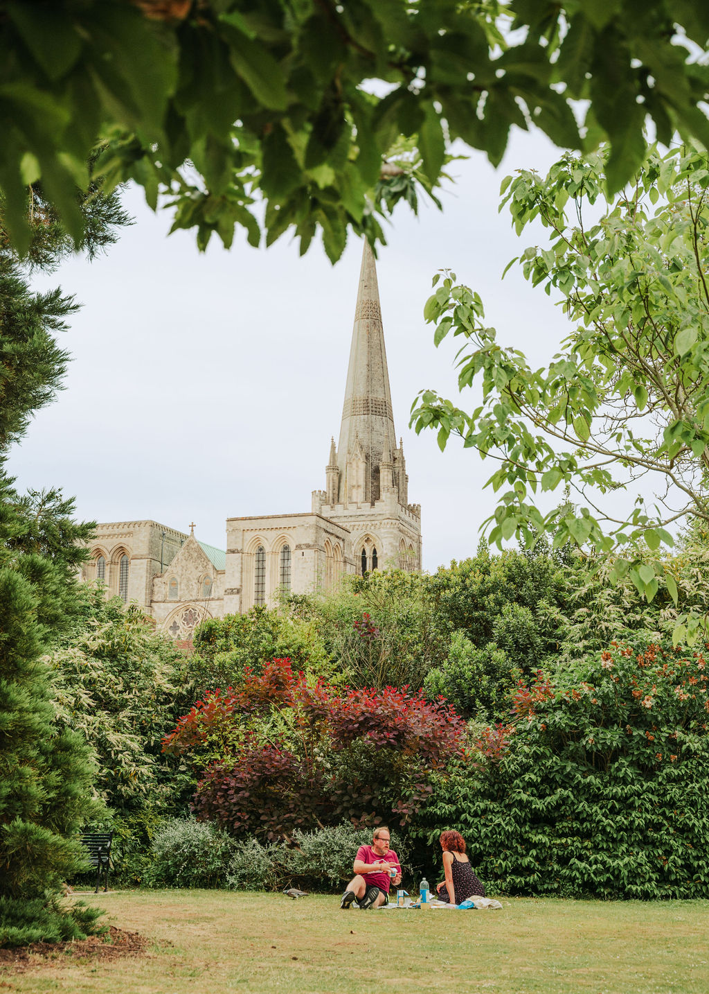 Cathedral seen from the Bishop's Palace Gardens