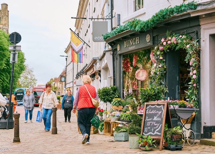 Bunch florist on West street