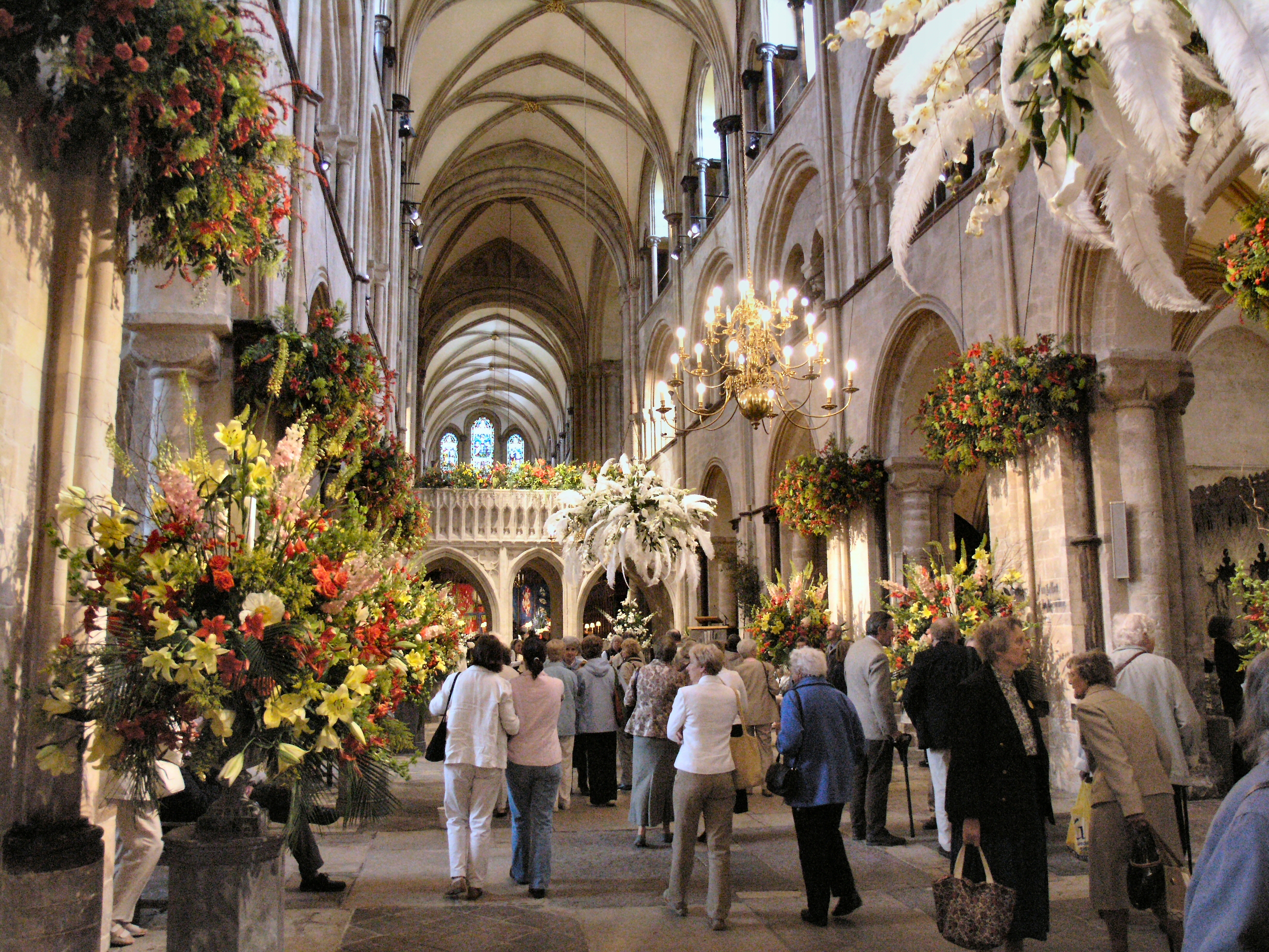 Flower arrangements in the Nave, 2006