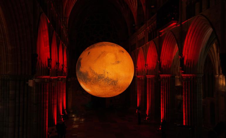 Mars in Exeter Cathedral